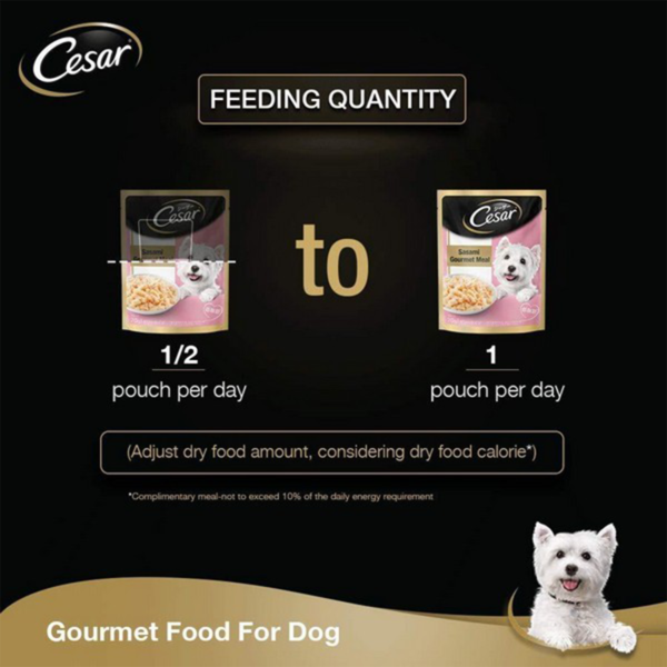 Adult Sasami Gourmet Meal_I3 | cesar | dog food | petzsetgo