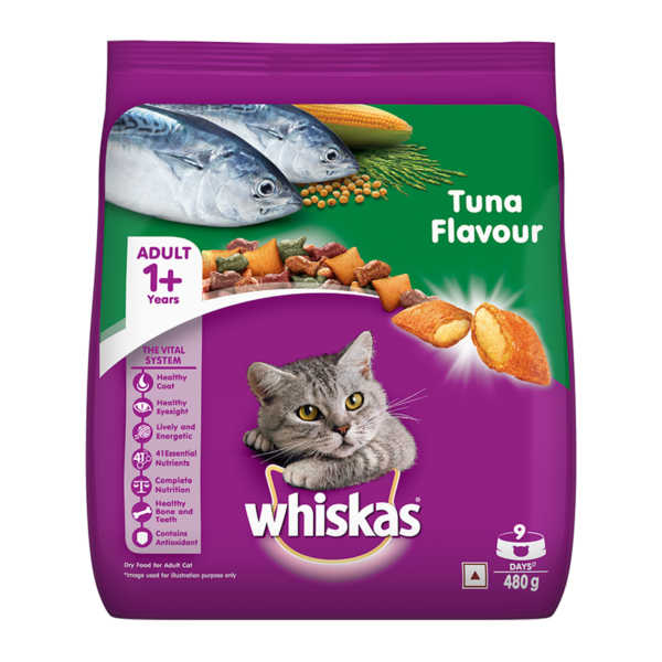 Adult tuna - 480 gm F | whikas | cat food | petzsetgo