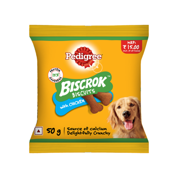 Biscork with Chicken-50gm-f | pedigree | dog food | petzsetgo