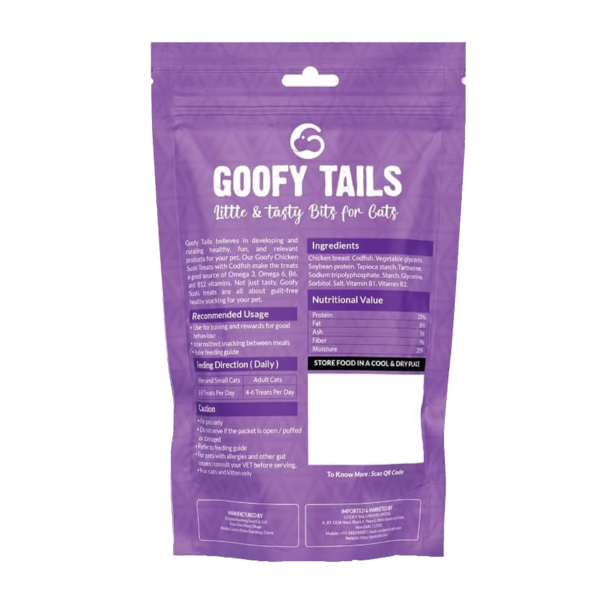 Goofy tails | CHICKEN & COD SUSHI_B | cat food | petzsetgo