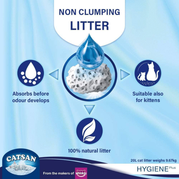 Catsan clumping litter - 10 L I1 | cat hygiene | petzsetgo