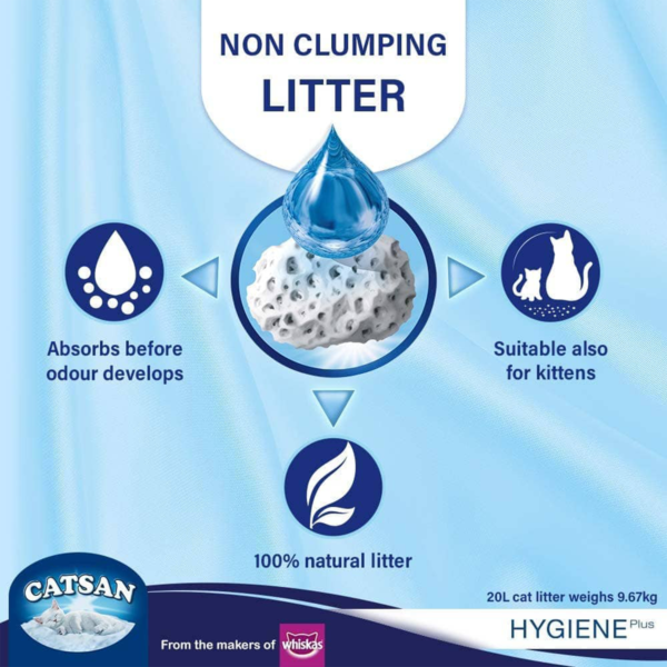 Catsan clumping litter - 5L I1 | cat hygiene | petzsetgo