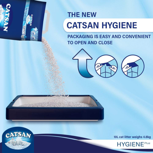 Catsan hygiene - 2.42 kg I4 | cat hygiene | petzsetgo
