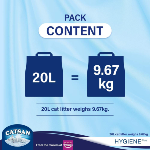 Catsan hygiene - 9.67 kg I1 | cat hygiene | petzsetgo