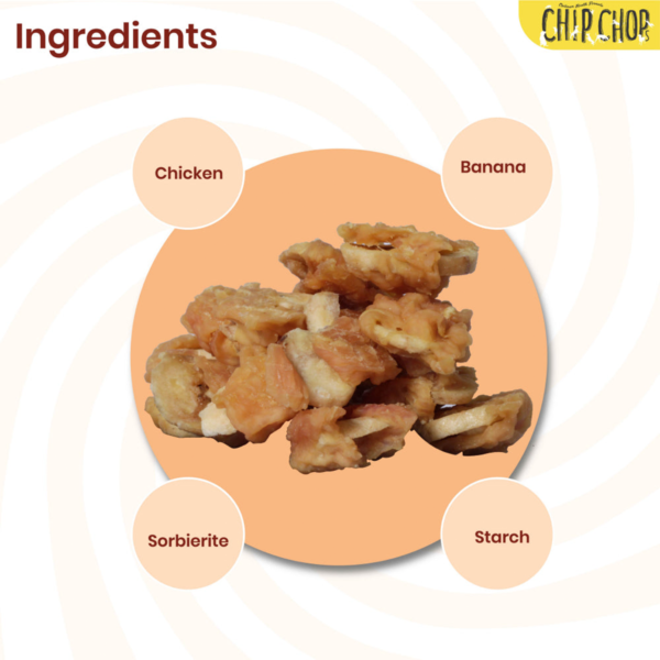 ingredients | Chip Chops Banana Chicken I2 | dog food | petzsetgo