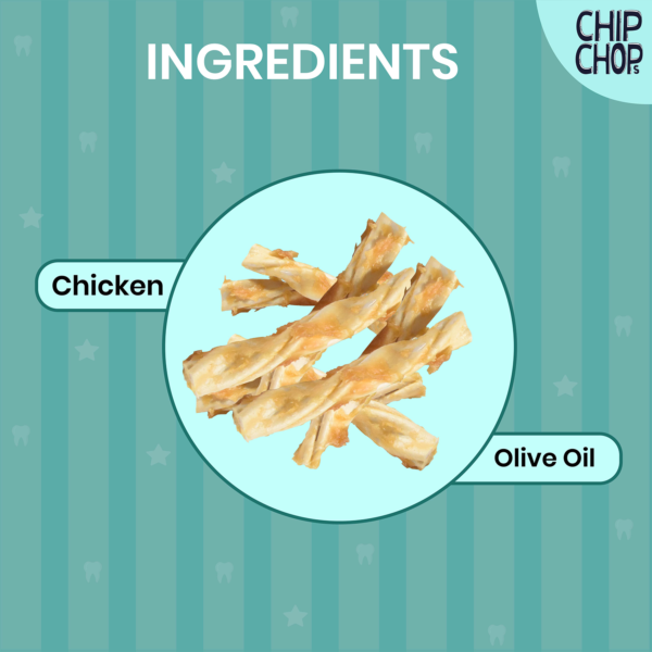 Ingredients | Chip Chops Chicken Twist Stix Delicious Chicken Flavour I2 | dog food | petzsetgo