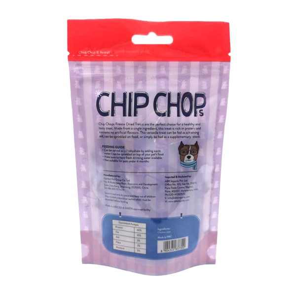 Chip Chops Freeze Dried Chicken Liver B | Dog Food