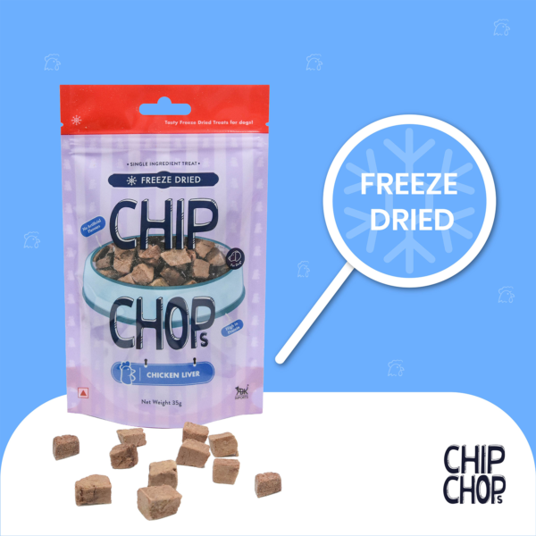 Freeze Dried | Chip Chops Freeze Dried Chicken Liver I5 | Pet food