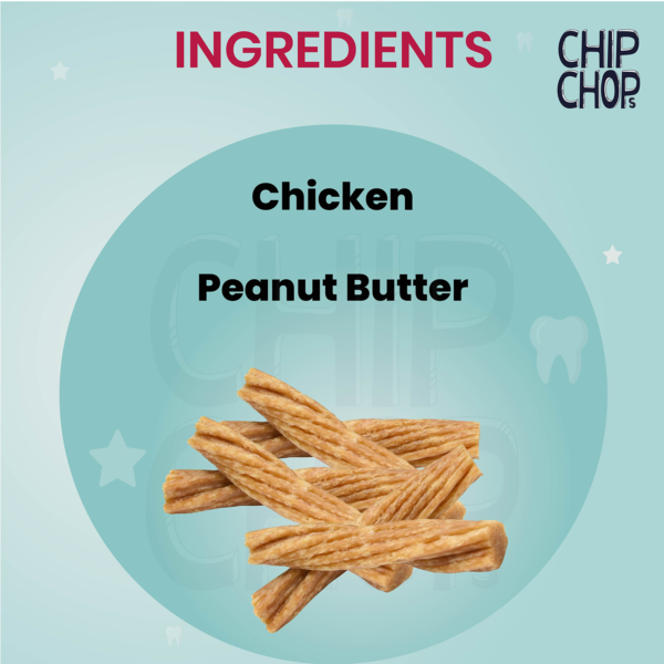 Ingredients | Chicken Peanet Butter Chip Chops Peanut Butter Twists Chicken and Peanut Butter Flavor I2