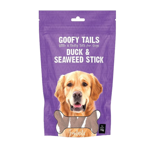 DUCK & SEAWEED STICK_F | goofy tails | dog food | petzsetgo