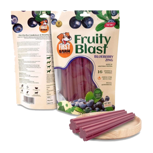 First Bark Fruity Blast - Blueberry Zing | dog food | petzsetgo