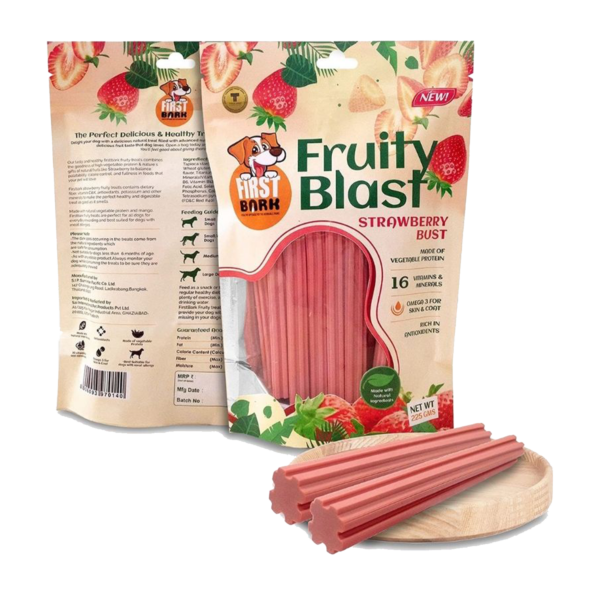 First Bark Fruity Blast - Strawberry | dog food | petzsetgo