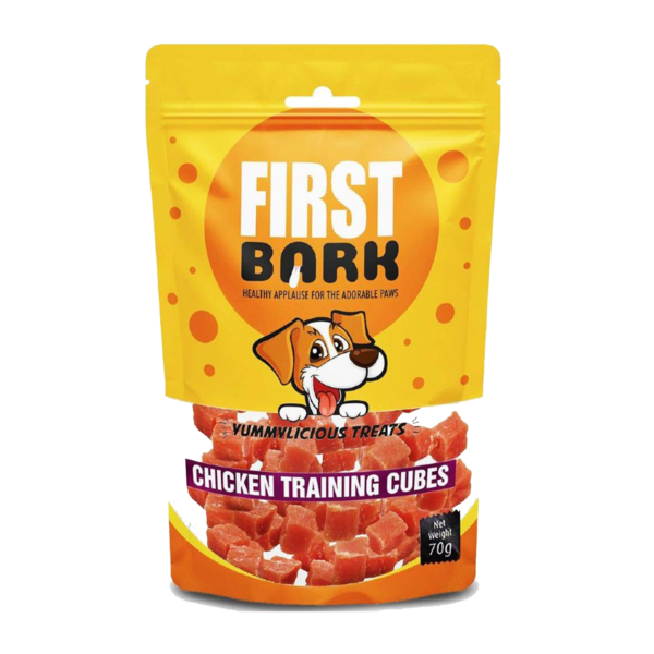 Chicken Training Cubes | First Bark | dog food | petzsetgo