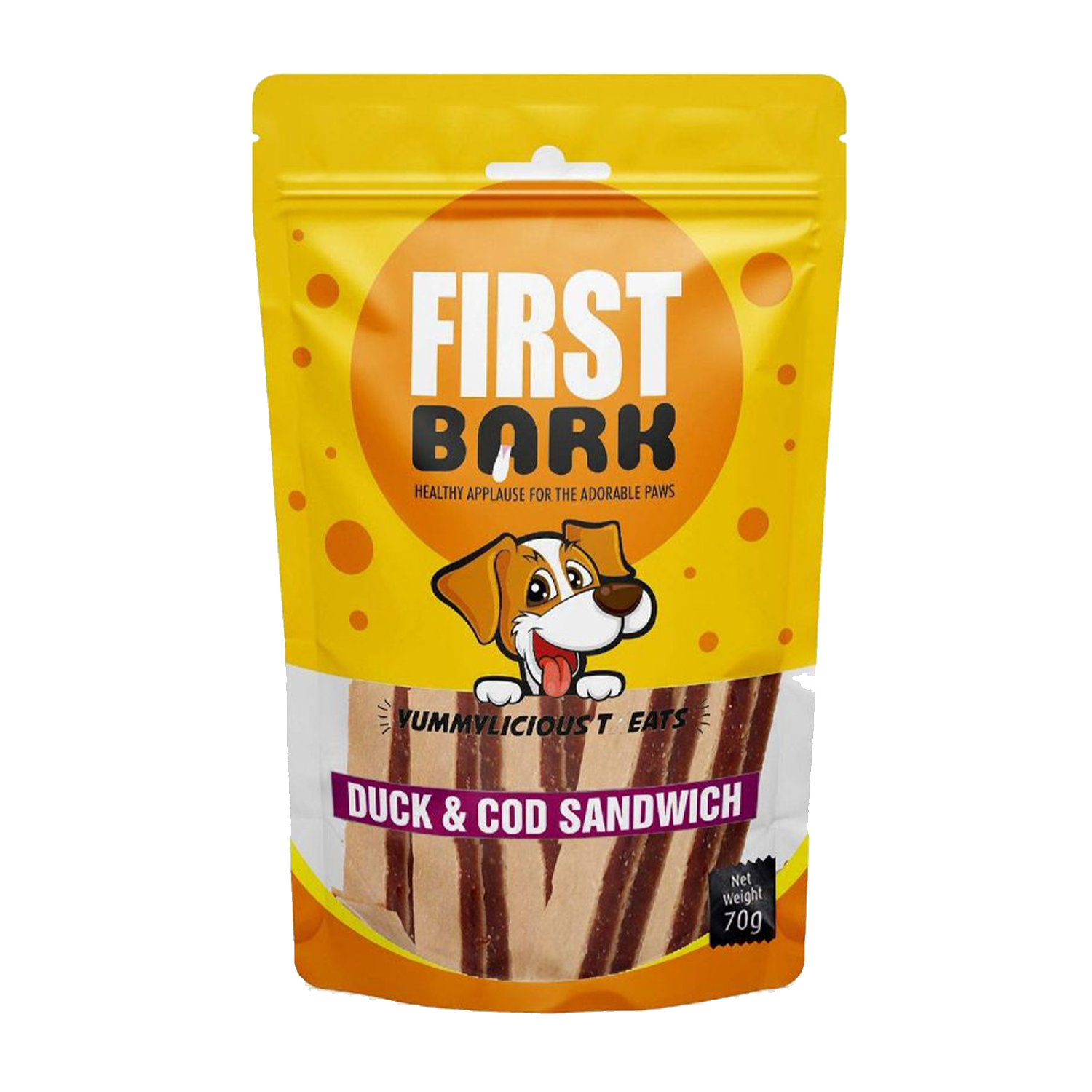 Duck & COD Sandwich | First Bark | dog food | petzsetgo