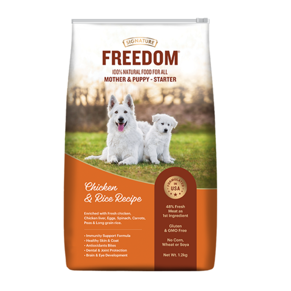 Freedom Mother & Puppy | puppy food | petzsetgo