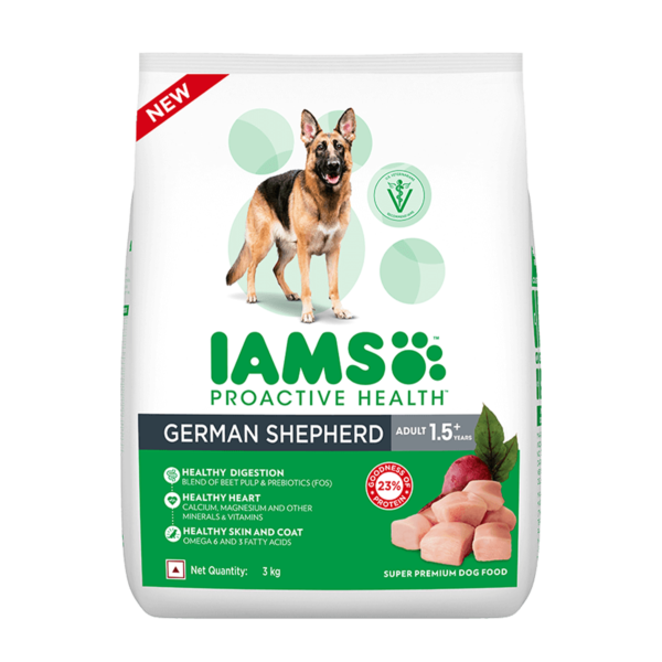 German Shepherd - 3kg | IAMS | puppy food | petzsetgo