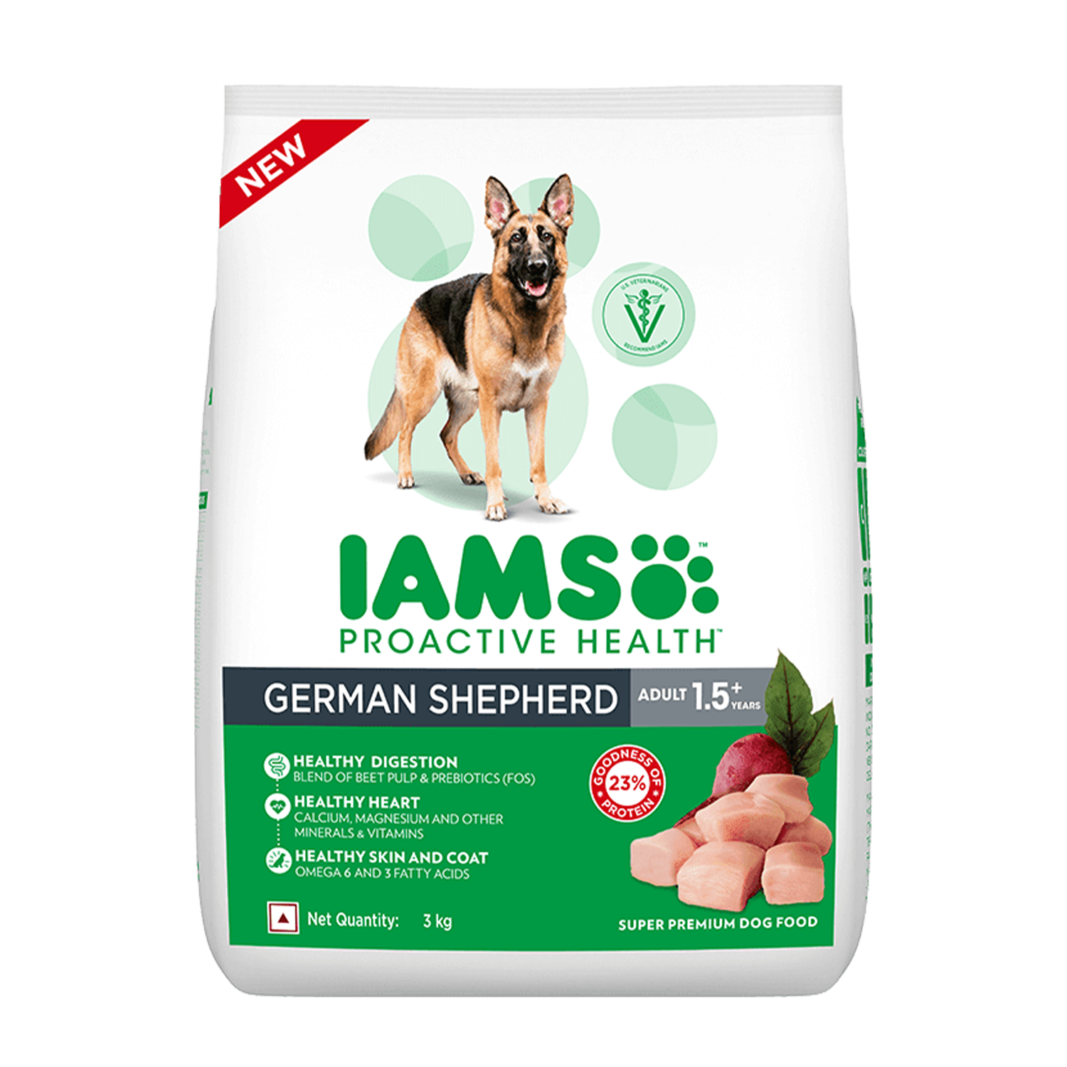 German Shepherd - 3kg | IAMS | puppy food | petzsetgo