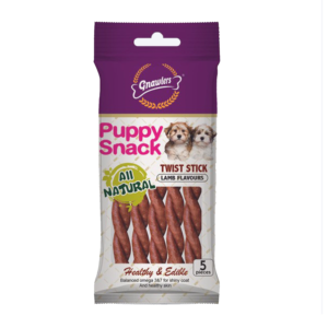 Gnawlers Puppy Snacks – Twist Stick