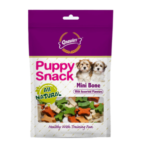 Gnawlers Puppy Snacks – Wang Wang Mini Bone