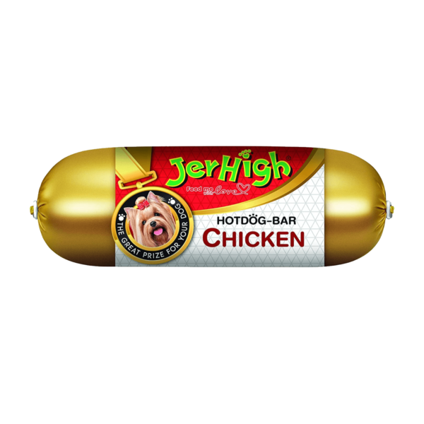 jerhigh hotdog bar chicken | dog food