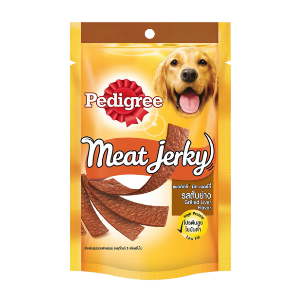 Meat Jerky - Grilled Liver | pedigree | dog food | petzsetgo