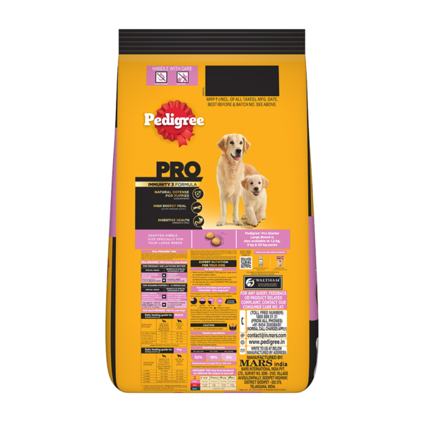 Mother & Pup Starter Large Breed-10kg-b | pedigree | dog food | petzsetgo