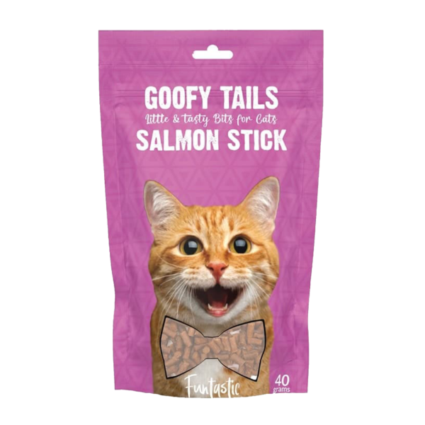 Goofy tails | SALMON STICK TREATS_F | cat food | petzsetgo