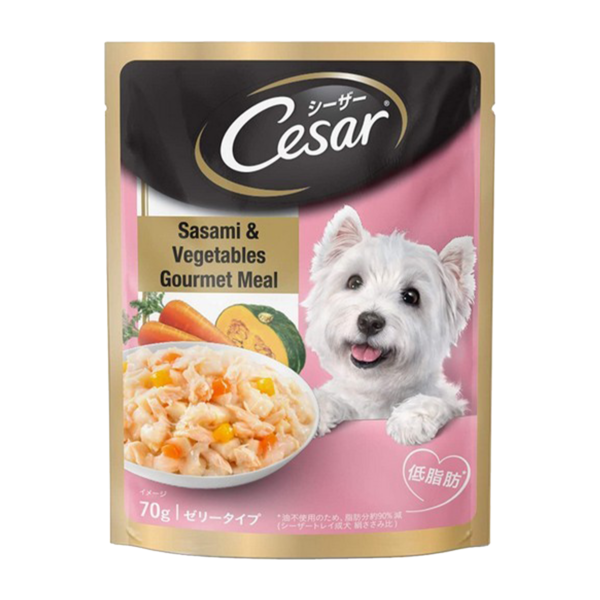 Sasami & Veg Gourmet Meal | cesar | dog food | petzsetgo