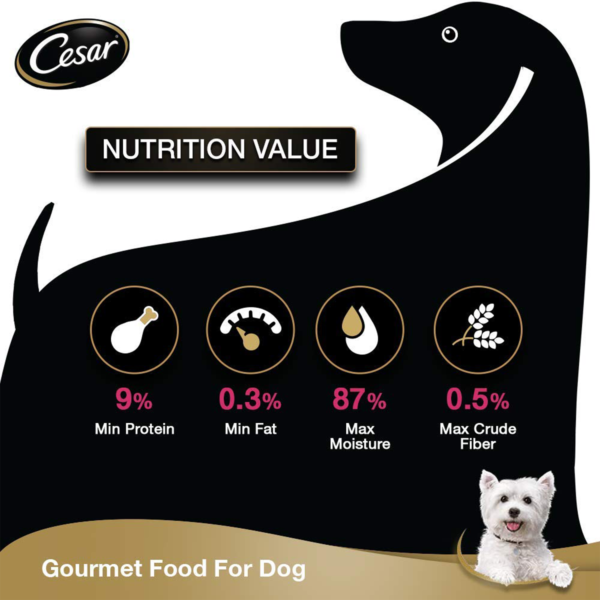 Sasami & Vegetables in Jelly Gourmet Meal_I | nutritional value | cesar | dog food | petzsetgo