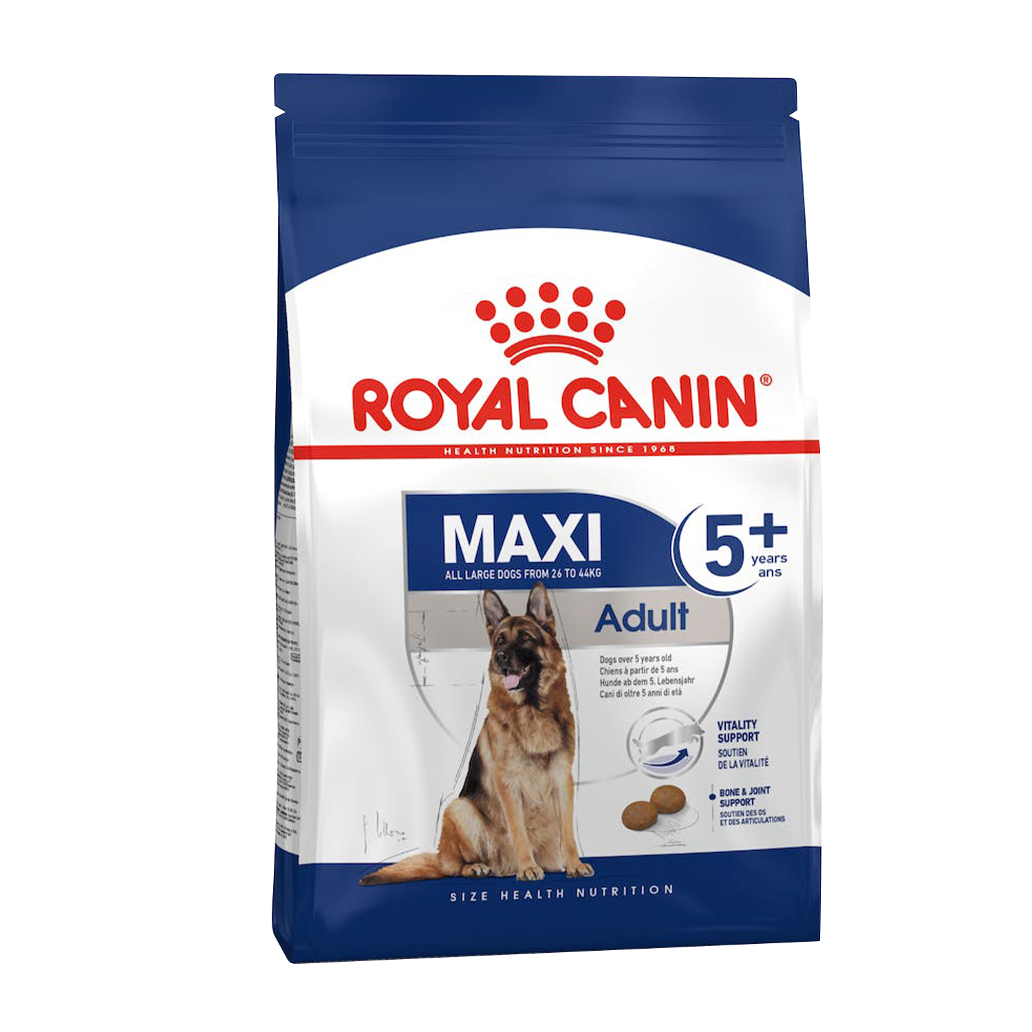 maxi_adult_5+_F | royal canin | dog food | petzsetgo
