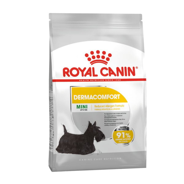 mini-dermacomfort-F | royal canin | dog food | petzsetgo
