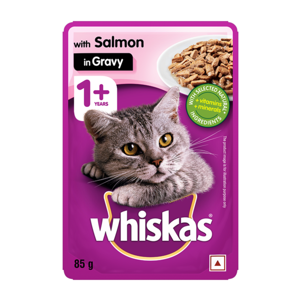 salmon in gravy - F | whiskas | cat food | petzsetgo